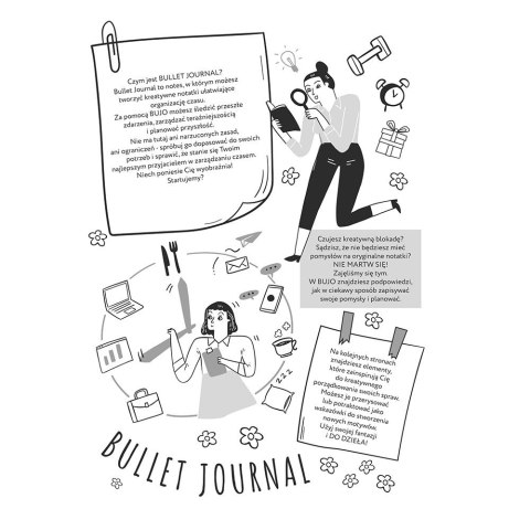 Organizer BUJ O Black 240k A5 mix Interdruk (A5) Interdruk