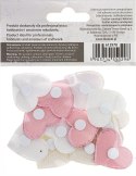 Ozdoba materiałowa Craft-Fun Series serca samoprzylepne Titanum (2324050-pink) Titanum