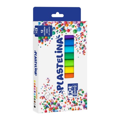 Plastelina 12 kol. mix Oxford (400167086) Oxford