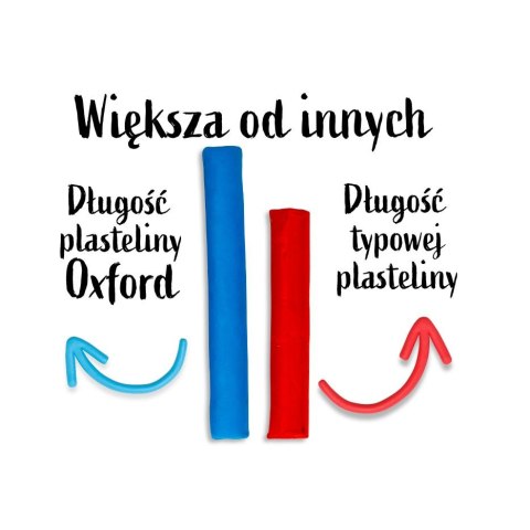 Plastelina 12 kol. mix Oxford (400167086) Oxford
