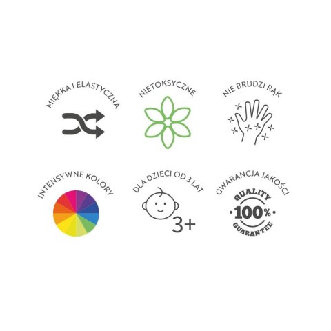 Plastelina 12 kol. mix Oxford (400167086) Oxford