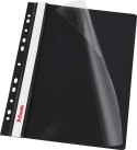 Skoroszyt wpinany A4 czarny folia Esselte (13588) Esselte