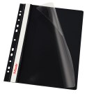 Skoroszyt wpinany A4 czarny folia Esselte (13588) Esselte
