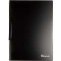 Skoroszyt PP Titanum z klipem A4 czarny mat półprzezroczysty (SKTBK) Titanum