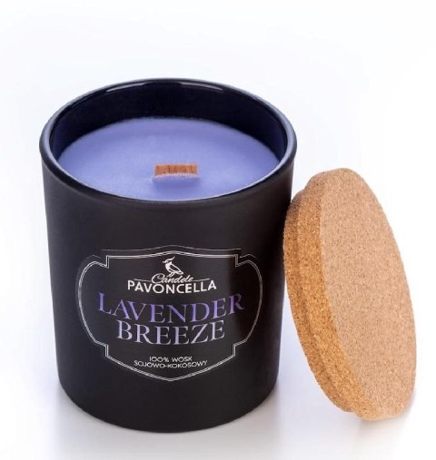 Świeczka ozdobna Classico Lavender Breeze czarna 135 g Pavoncella (5905711530080) Pavoncella