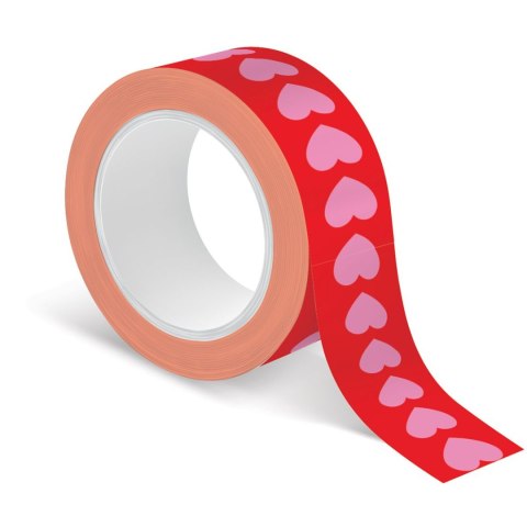 Taśma ozdobna taśma samoprzylepna HEARTS 5M 15x5 [mm x m] mix Interdruk (5902277325891) Interdruk