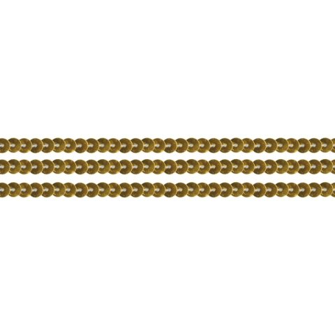 Taśma ozdobna Craft-Fun Series z cekinami 6x2 [mm x m] złota Titanum (363643) Titanum