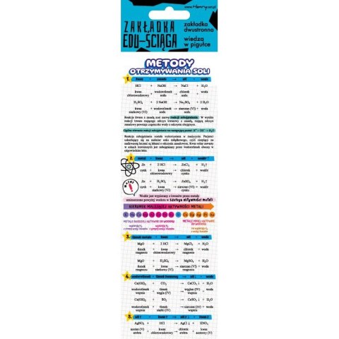 Zakładka do książki Ściąga metody otrzymywania soli Henry (5905701482832) Henry