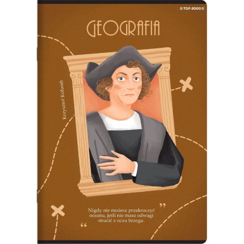 Zeszyt geografia mix A5 60k. 70g krata Top 2000 (400168980) Top 2000