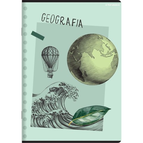 Zeszyt geografia mix A5 60k. 70g krata Top 2000 (400168980) Top 2000
