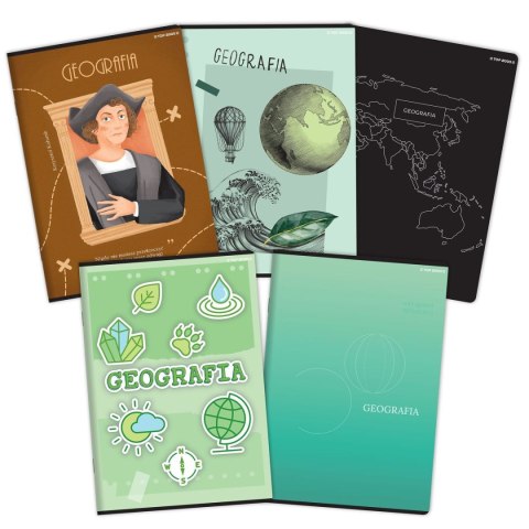 Zeszyt geografia mix A5 60k. 70g krata Top 2000 (400168980) Top 2000