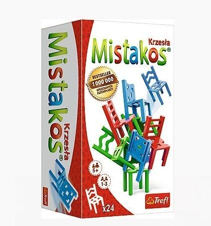 Gra zręcznościowa MISTAKOS KRZESŁA 3 OSOBOWE Walka o stołki Trefl (02179) Trefl