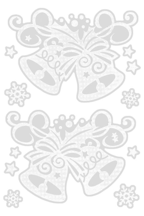 Naklejka (nalepka) Craft-Fun Series Dzwonki Titanum (CMS-001) Titanum