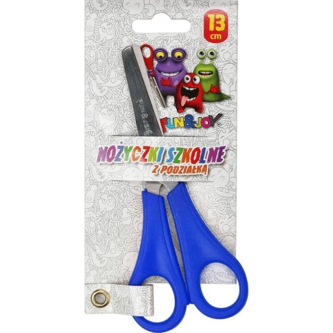 Nożyczki z podziałką 13cm Fun&Joy (FJS1002) Fun&Joy