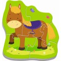 Puzzle baby classic zierzęta na wsi 3, 4, 5, 6 el. Trefl (36070) Trefl