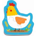 Puzzle baby classic zierzęta na wsi 3, 4, 5, 6 el. Trefl (36070) Trefl