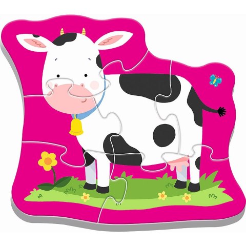 Puzzle baby classic zierzęta na wsi 3, 4, 5, 6 el. Trefl (36070) Trefl