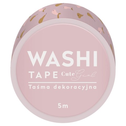Taśma ozdobna taśma samoprzylepna CUTE GIRL 15x5 [mm x m] mix Interdruk (5902277303837) Interdruk