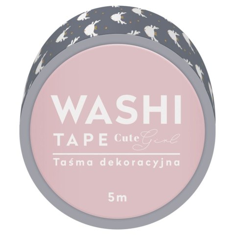 Taśma ozdobna taśma samoprzylepna CUTE GIRL 15x5 [mm x m] mix Interdruk (5902277303837) Interdruk