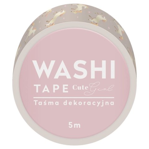 Taśma ozdobna taśma samoprzylepna CUTE GIRL 15x5 [mm x m] mix Interdruk (5902277303837) Interdruk