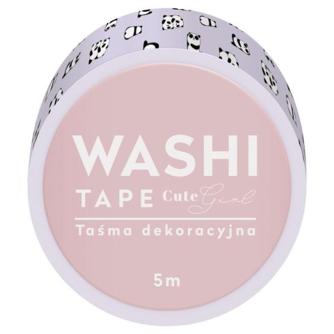 Taśma ozdobna taśma samoprzylepna CUTE GIRL 15x5 [mm x m] mix Interdruk (5902277303837) Interdruk