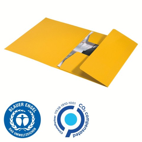 Teczka kartonowa recycle A4 żółta 430g Leitz (39060015) Leitz