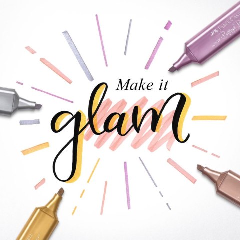 Zakreślacz wkład różowy 1-5mm Faber Castell (154626PC) Faber Castell