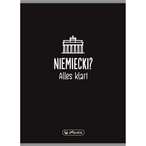 Zeszyt Jęz. Niemiecki 9577396 A5 60k. krata Herlitz (400197994) Herlitz