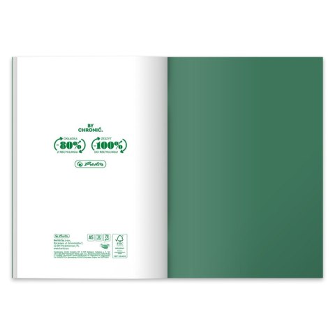 Zeszyt Ocean Colors Eco PP 9552407 A5 60k. 70g krata Herlitz (400197971) Herlitz