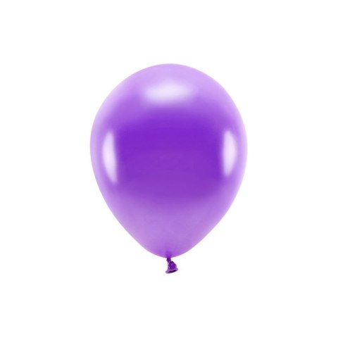 Balon gumowy Metalizowane Eco Balloons fioletowy 260mm Partydeco (ECO26M-014) Partydeco