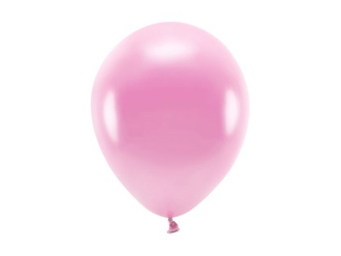 Balon gumowy Partydeco Metalizowane Eco Balloons różowy 260mm (ECO26M-081) Partydeco