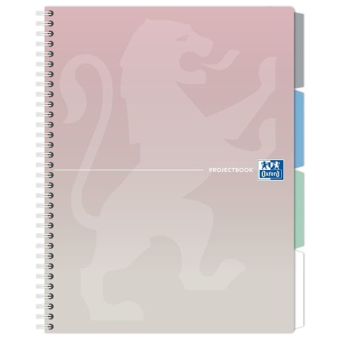 Notes (notatnik) pastel A4 80k. krata Oxford (400182938) Oxford