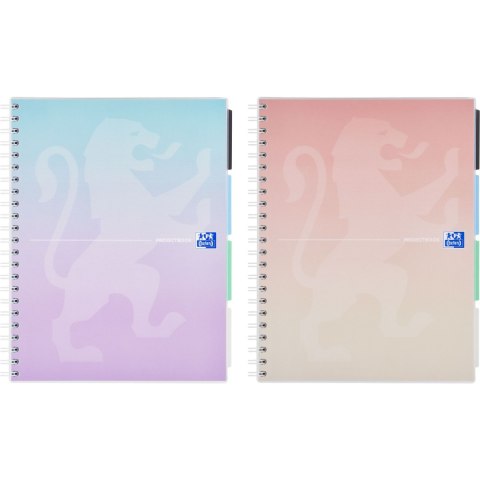 Notes (notatnik) pastel A4 80k. krata Oxford (400182938) Oxford