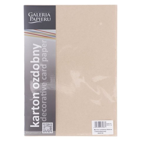 Papier ozdobny (wizytówkowy) nature A4 beżowy 220g Galeria Papieru (204726) Galeria Papieru
