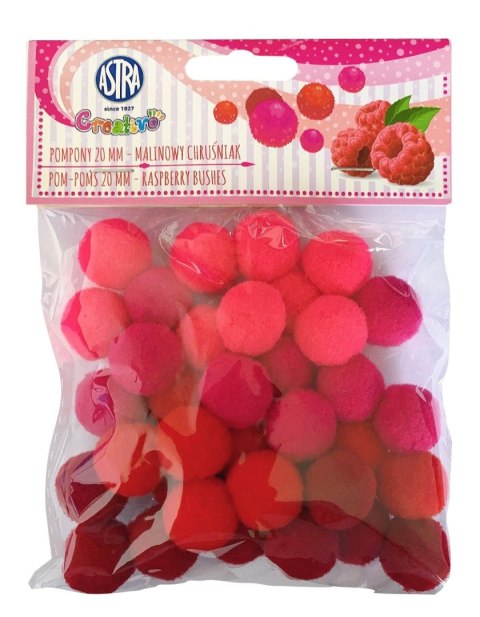 Pompony malinowy chruśniak malinowa Creatinio (335121021) Creatinio