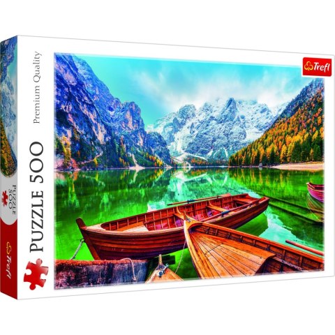 Puzzle Trefl Jezioro Braies, Włochy 500 el. (37486) Trefl