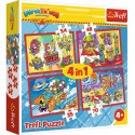 Puzzle Trefl Tajni Szpiedzy 4w1 el. (34376) Trefl