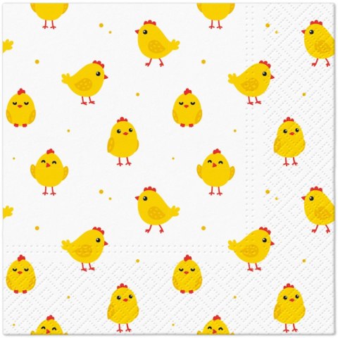 Serwetki TaT Wielkanoc Bunnies In Basket mix bibuła [mm:] 330x330 Paw (TL127900) Paw