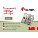 Temperówka Titanum metalowa podwójna Titanum
