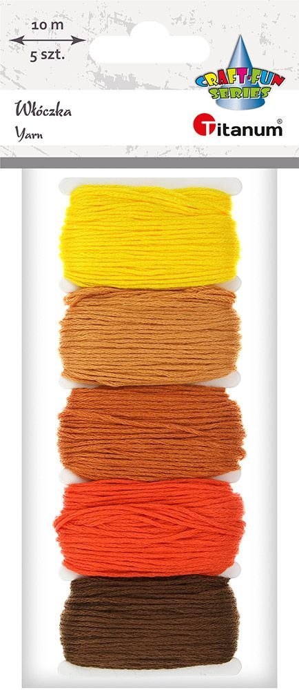 Włóczka Craft-Fun Series Mulina 5 kol. Titanum (2324051-3) Titanum