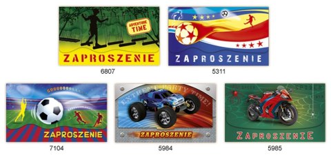 Zaproszenie Duże Chłopiec Merigraf (5902221801358) Merigraf