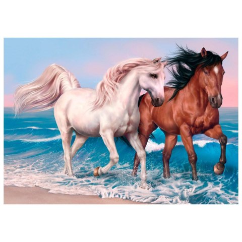 Zestaw kreatywny Diamentowa mozaika 30x40cm Konie Flamingo Line (TGD71270) Flamingo Line