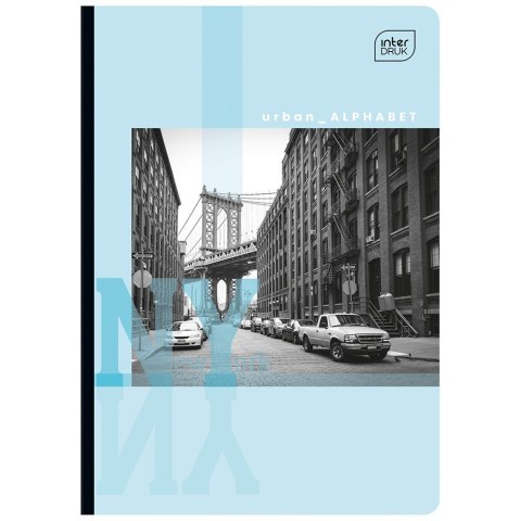 Zeszyt B&W A5 60k. 70g krata [mm:] 148x210 Interdruk (ZE60#215) Interdruk