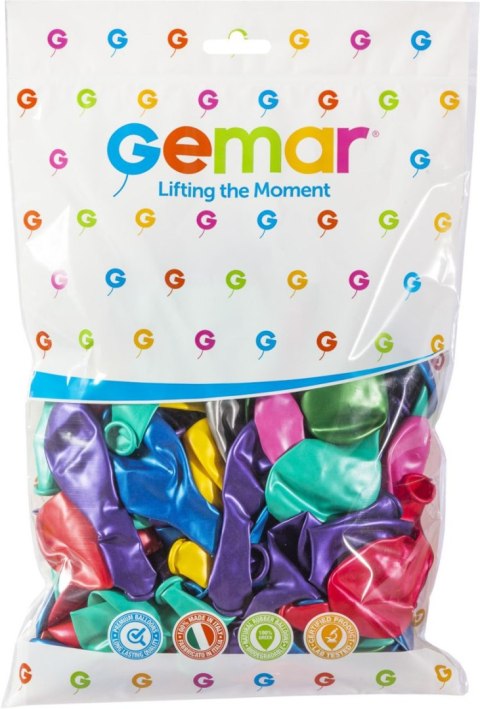 Balon gumowy Metalizowane metalizowany 100 szt mix 260mm 10cal Godan Godan