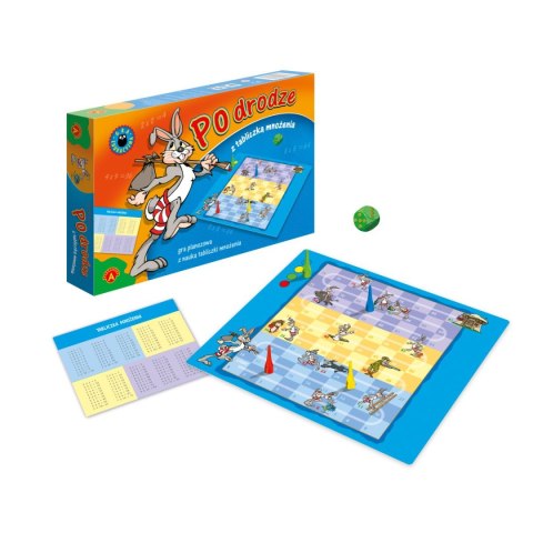 Gra planszowa Po drodze z tabliczką mnożenia Alexander (0455) Alexander