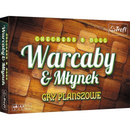 Gra planszowa Trefl Warcaby/Młynek klasyczne 01681 Warcaby / Młynek (01681) Trefl