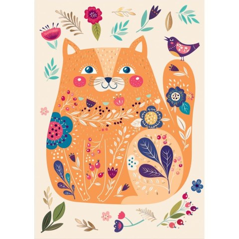 Kartka składana KARNET B8 rudy Henry (5905701484294) Henry