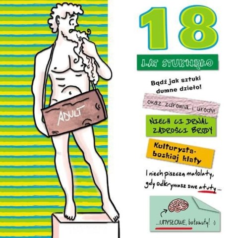 Kartka składana KARNET KW Hologram 18 POSAG C5 Henry (5907465665025) Henry