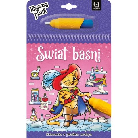Książeczka edukacyjna Świat baśni. Malowanka z pisakiem wodnym Aksjomat Aksjomat