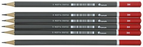 Ołówek w kartonowym pudełku 3H Titanum Titanum